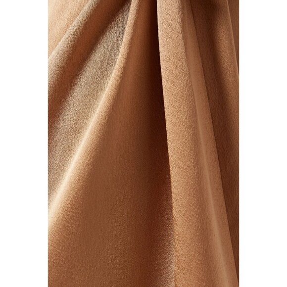 NWT Vince Drape Culotte in Pale Walnut Gold Satin Super Wide Crop Pants 16 - Picture 3 of 8